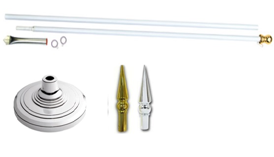 Estandarte con accesorios