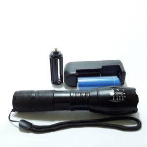 Linterna Flashlight recargable con zoom